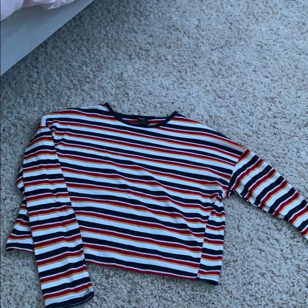 Striped long sleeve shirt